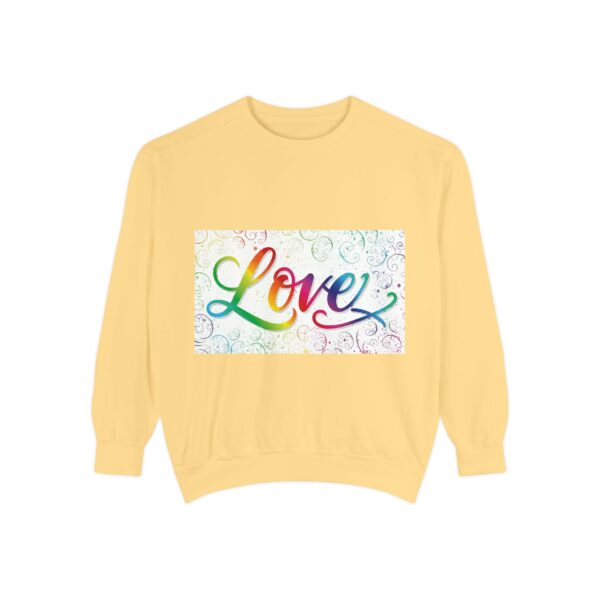 Sweatshirt Unisex our inspirational "Love" 'spirals' design. Faith Apparel Gospel Fashion Jumper, Pullover - Image 15