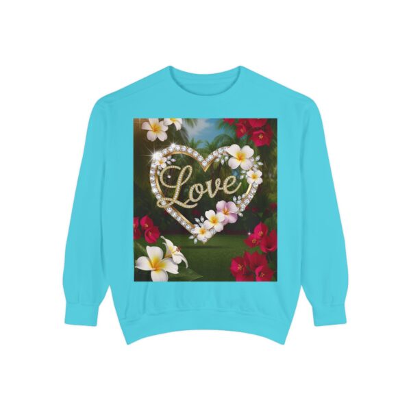 Sweatshirt Unisex Inspirational-With Our Beautiful "Love" 'Diamond Ring Heart' Faith Gospel Apparel Unisex Jumper, Religious Gift, Comfort Wear Philippians 4:8 - Image 24