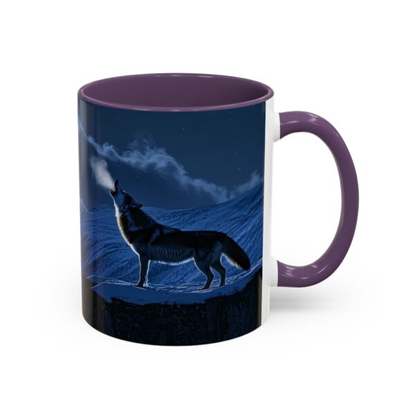Our inspirational 'Wolf Moon' Ceramic Accent Coffee Mug Design is Perfect for Wedding Gifts, Inspirational Decor - Image 46