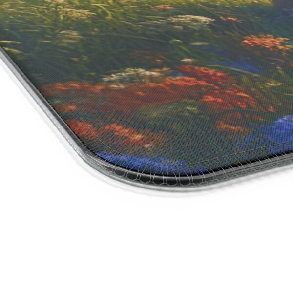 LED + wireless Charging Mouse Pad, Desk Mat, "Beth at Rest" Design, Tech Gift, Home Office Essentials Inspirational - Image 7