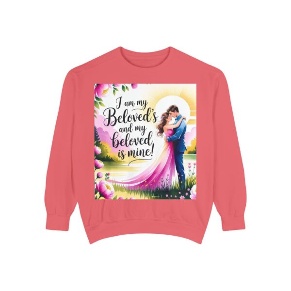 Sweatshirt Unisex with our inspirational "I am my Beloved's" from Song of Solomon design! Faith Apparel Gospel Fashion Jumper, Pullover - Image 40