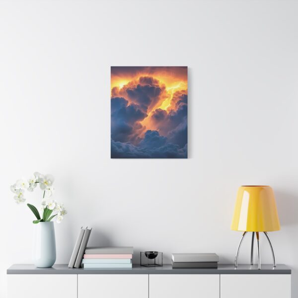 Inspirational matte Canvas Wall Art, with 'Storm Light' design! Beauty of Creation Tropical Storm Home Decor Uplifting Artwork - Image 17