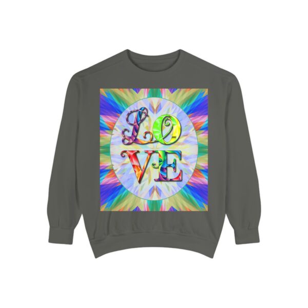 Sweatshirt Unisex with our inspirational  "Love" 'kaleidoscope' Design!! Faith Apparel Gospel Fashion Jumper, Pullover - Image 19