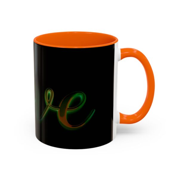 Our inspirational "Love" 'light in darkness' Ceramic Accent Coffee Mug Design is Perfect for Wedding Gifts, Inspirational Decor - Image 42