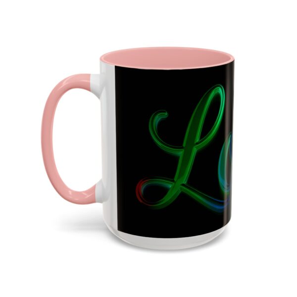 Our inspirational "Love" 'light in darkness' Ceramic Accent Coffee Mug Design is Perfect for Wedding Gifts, Inspirational Decor - Image 27
