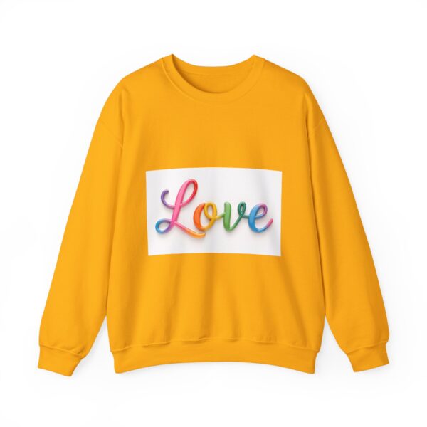 Crewneck Sweatshirt-with our inspirational "Love" Design!! Vintage Inspired Faith Apparel, Gospel Fashion Unisex Heavy - Image 13