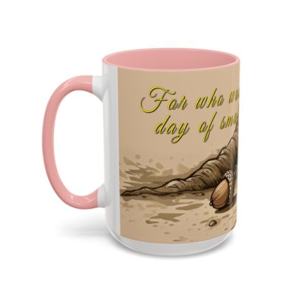 Our inspirational  'Day of Small Beginnings' from Zech 4:10 Ceramic Accent Coffee Mug Design is Perfect for Wedding Gifts, Inspirational Decor - Image 27