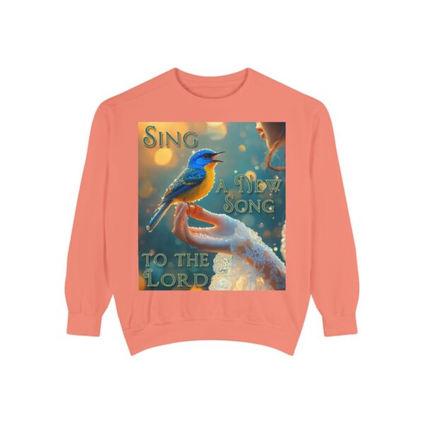 Sweatshirt Unisex Inspirational our 'Song Bird' "Sing a New Song" design! Christian Apparel, Faith-Based Comfort, Jumper, Gift for Believers - Image 5