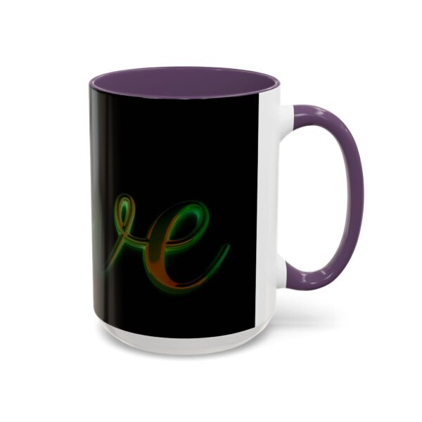 Our inspirational "Love" 'light in darkness' Ceramic Accent Coffee Mug Design is Perfect for Wedding Gifts, Inspirational Decor - Image 58