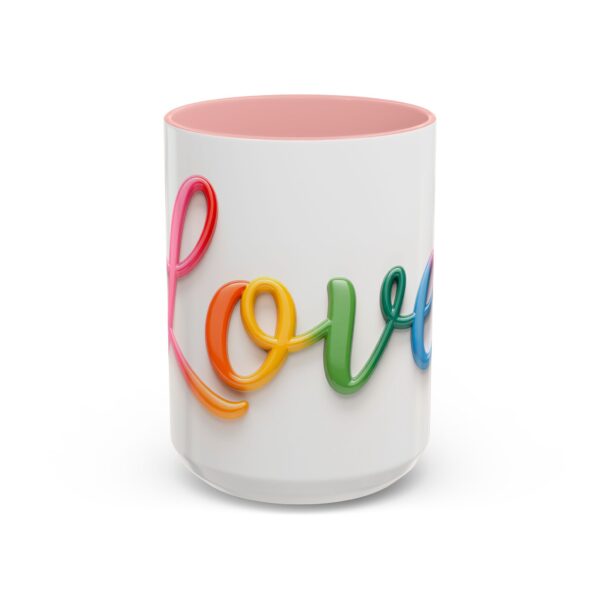 Our inspirational "Love" Ceramic Accent Coffee Mug Design is Perfect for Wedding Gifts, Inspirational Decor - Image 25