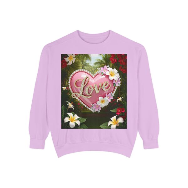 Sweatshirt Unisex with our Inspirational "Love" 'Solid Pink Heart' Design! Faith Apparel Gospel Fashion Jumper, Pullover - Image 38