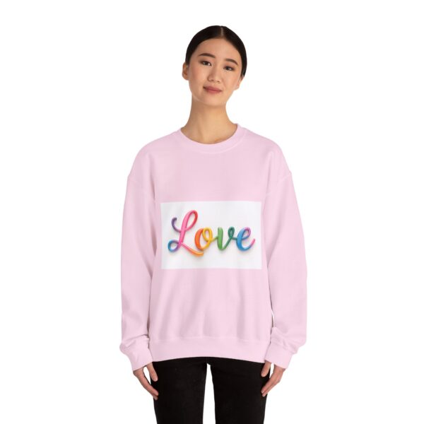 Crewneck Sweatshirt-with our inspirational "Love" Design!! Vintage Inspired Faith Apparel, Gospel Fashion Unisex Heavy - Image 20