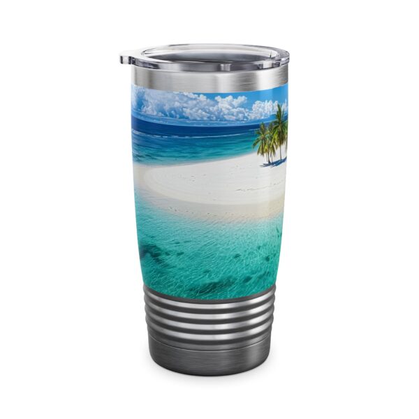 Our inspirational  "Five Palm Island" Tumbler | 20oz Inspirational Travel Mug, Motivational Drinkware, Perfect for Gifting - Image 8