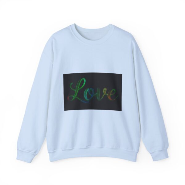 Crewneck Sweatshirt-with our inspirational "Love" 'light in darkness' Design!! Vintage Inspired Faith Apparel, Gospel Fashion Unisex Heavy - Image 6