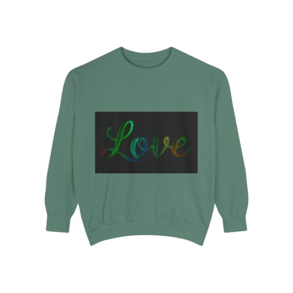 Sweatshirt Unisex with our inspirational  "Love" 'light in darkness' Design!! Faith Apparel Gospel Fashion Jumper, Pullover - Image 7