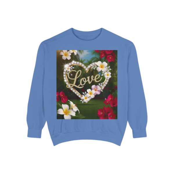 Sweatshirt Unisex Inspirational-With Our Beautiful "Love" 'Diamond Ring Heart' Faith Gospel Apparel Unisex Jumper, Religious Gift, Comfort Wear Philippians 4:8 - Image 30