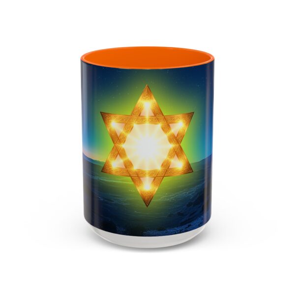 Our inspirational 'Star of David over Israel' Ceramic Accent Coffee Mug Design is Perfect for Wedding Gifts, Inspirational Decor - Image 53