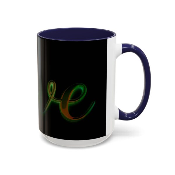 Our inspirational "Love" 'light in darkness' Ceramic Accent Coffee Mug Design is Perfect for Wedding Gifts, Inspirational Decor - Image 22