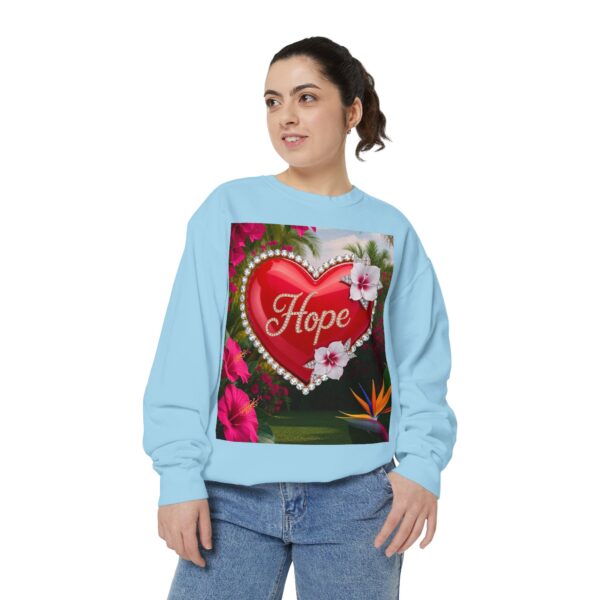 Sweatshirt Unisex Inspirational-With Our Beautiful "Hope" 'Solid Red Heart' Design- Faith Apparel Unisex Jumper Religious Gift, Comfort Wear, Gospel Fashion - Image 21