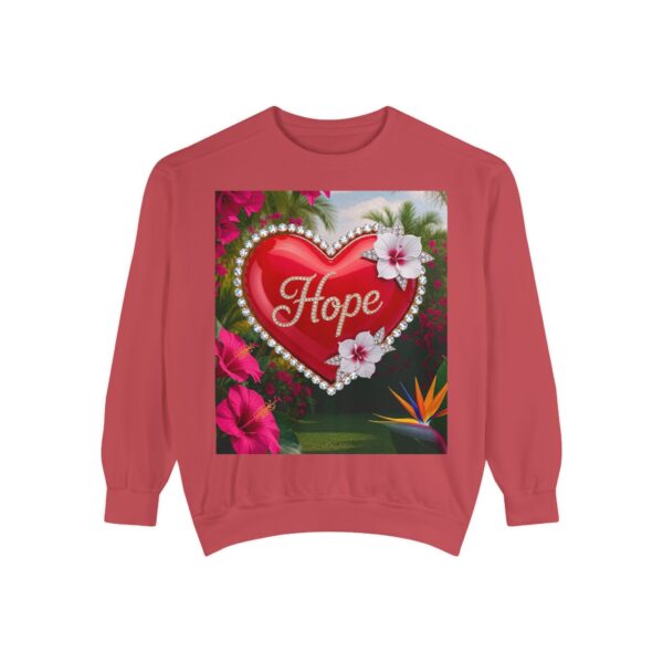 Sweatshirt Unisex Inspirational-With Our Beautiful "Hope" 'Solid Red Heart' Design- Faith Apparel Unisex Jumper Religious Gift, Comfort Wear, Gospel Fashion - Image 35