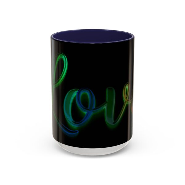 Our inspirational "Love" 'light in darkness' Ceramic Accent Coffee Mug Design is Perfect for Wedding Gifts, Inspirational Decor - Image 21