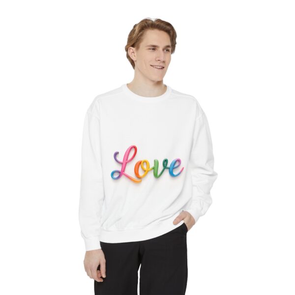 Sweatshirt Unisex with our inspirational  "Love" Design!! Faith Apparel Gospel Fashion Jumper, Pullover - Image 12