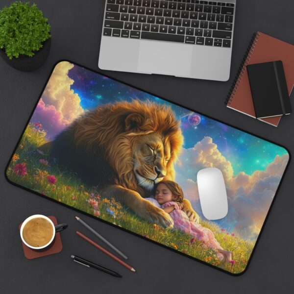 Inspirational Desk Mat 'Beth at Rest' - Mouse Pad, Office Decor Desk Accessory, Gaming Pad, Computer Mat, Non-Slip - Image 6