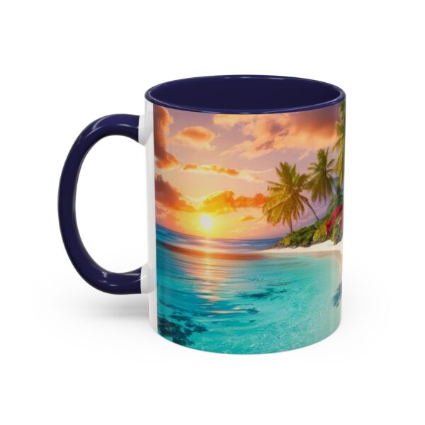 Our inspirational 'Philippine Flower Beach' Ceramic Accent Coffee Mug Design is Perfect for Wedding Gifts, Inspirational Decor - Image 7