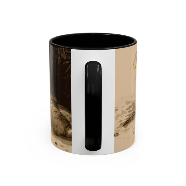 Our inspirational  'Day of Small Beginnings' from Zech 4:10 Ceramic Accent Coffee Mug Design is Perfect for Wedding Gifts, Inspirational Decor - Image 4