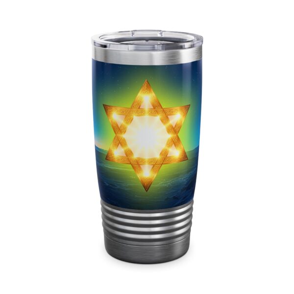 Our 'Star of David over Israel' Tumbler | 20oz Inspirational Travel Mug, Motivational Drinkware, Perfect for Gifting - Image 7