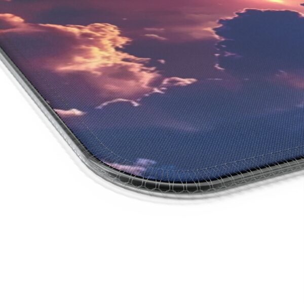 LED + Wireless Charger Gaming Mouse Pad with 'Cosmic Clouds' Design, Gaming Desk Accessory, Tech Gift, Home Office Gamer Essentials - Image 5