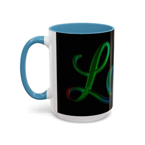 Our inspirational "Love" 'light in darkness' Ceramic Accent Coffee Mug Design is Perfect for Wedding Gifts, Inspirational Decor - Image 39
