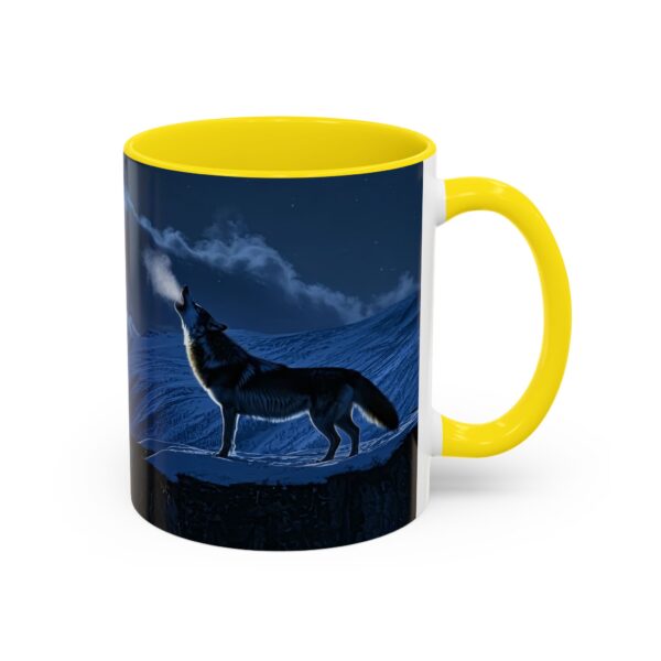Our inspirational 'Wolf Moon' Ceramic Accent Coffee Mug Design is Perfect for Wedding Gifts, Inspirational Decor - Image 50