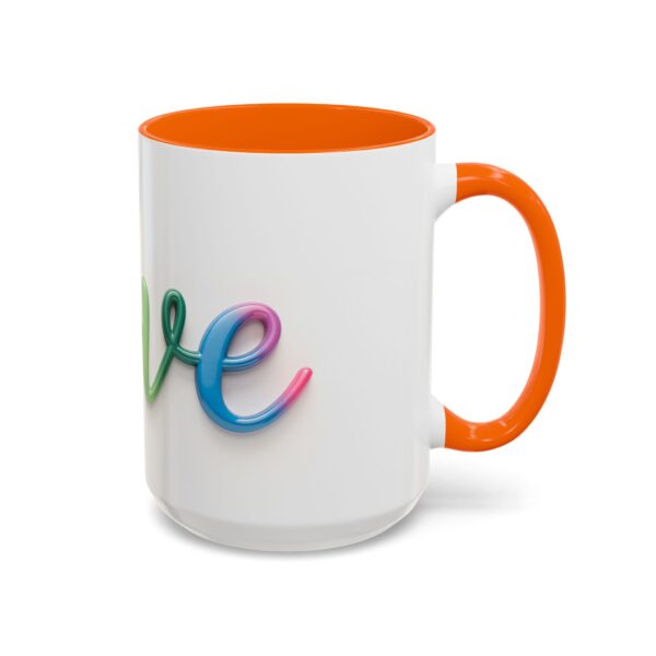 Our inspirational "Love" Ceramic Accent Coffee Mug Design is Perfect for Wedding Gifts, Inspirational Decor - Image 54