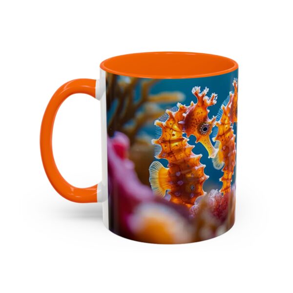 Our 'Seahorses' design Accent Coffee Mug, Perfect for Wedding Gifts, Inspirational Decor Beauty of God's Creation Tea Ceramic - Image 43