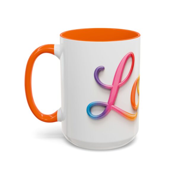 Our inspirational "Love" Ceramic Accent Coffee Mug Design is Perfect for Wedding Gifts, Inspirational Decor - Image 55