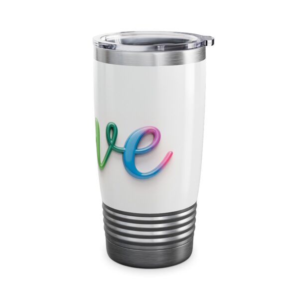 Our inspirational "Love" Design Tumbler | 20oz Inspirational Travel Mug, Motivational Drinkware, Perfect for Gifting - Image 10