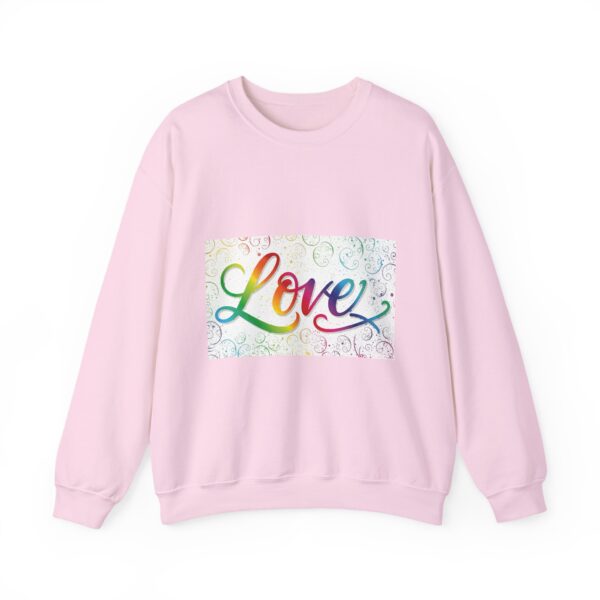 Crewneck Sweatshirt-with our inspirational "Love" 'spirals' Design!! Vintage Inspired Faith Apparel, Gospel Fashion Unisex Heavy - Image 19