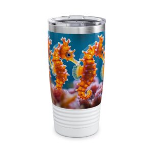 Our 'Seahorses' Tumbler | 20oz Inspirational Travel Mug, Motivational Drinkware, Perfect for Gifting