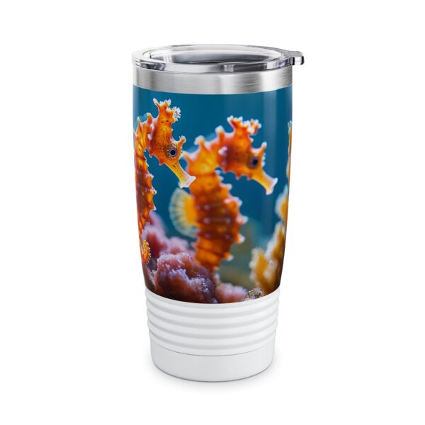 Our 'Seahorses' Tumbler | 20oz Inspirational Travel Mug, Motivational Drinkware, Perfect for Gifting - Image 4