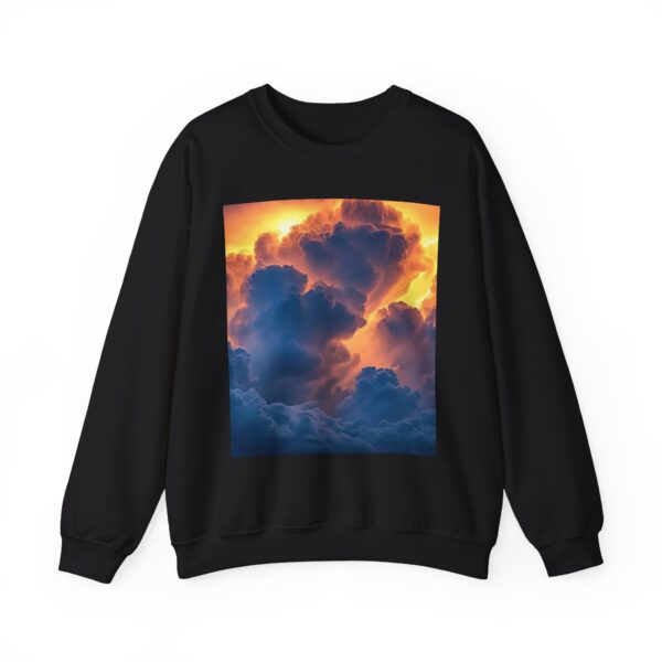 Crewneck Sweatshirt-with our Inspirational 'Storm Light' Design!! Vintage Inspired Faith Apparel, Gospel Fashion Unisex Heavy Beauty of Creation - Image 2