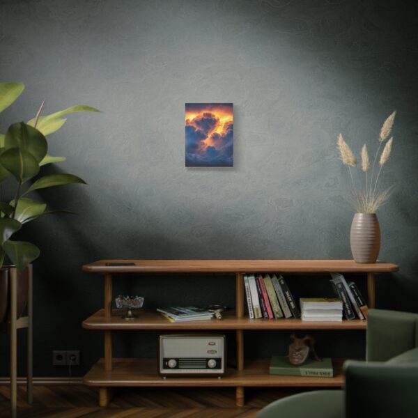 Inspirational matte Canvas Wall Art, with 'Storm Light' design! Beauty of Creation Tropical Storm Home Decor Uplifting Artwork - Image 2