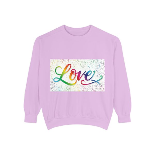 Sweatshirt Unisex our inspirational "Love" 'spirals' design. Faith Apparel Gospel Fashion Jumper, Pullover - Image 38
