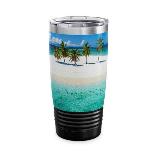 Our inspirational  "Five Palm Island" Tumbler | 20oz Inspirational Travel Mug, Motivational Drinkware, Perfect for Gifting - Image 11