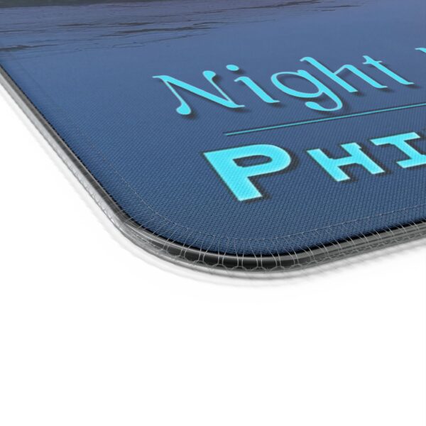 LED + Wireless Charger Gaming Mouse Pad with 'Night Lights-Philippines' Design, Gaming Desk Accessory Tech Gift Home Office Gamer Essentials - Image 2