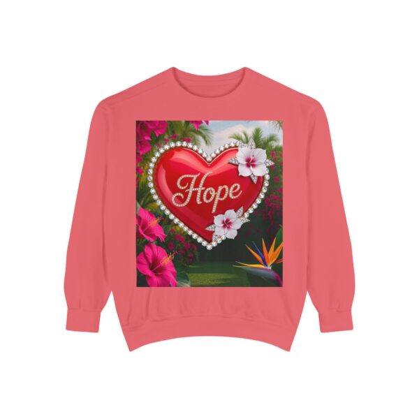 Sweatshirt Unisex Inspirational-With Our Beautiful "Hope" 'Solid Red Heart' Design- Faith Apparel Unisex Jumper Religious Gift, Comfort Wear, Gospel Fashion - Image 33