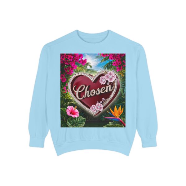 Sweatshirt Unisex Inspirational-with our "Chosen" 'Solid Red Heart' Design! Christian Uplifting Faith-Based Apparel Gospel Philippians 4:8 - Image 19