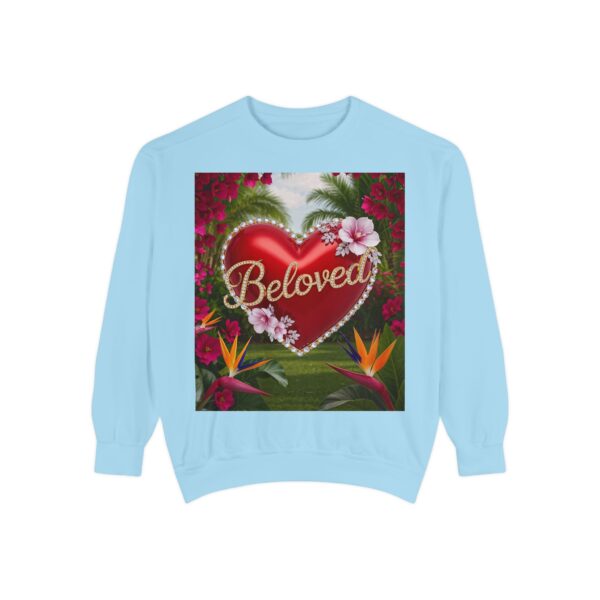 Sweatshirt Unisex Inspirational-Our "Beloved" 'Solid Red Heart' design! Christian Virtues Uplifting Faith-Based Apparel Gospel Comfort - Image 21