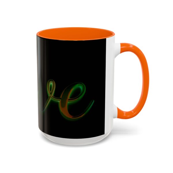 Our inspirational "Love" 'light in darkness' Ceramic Accent Coffee Mug Design is Perfect for Wedding Gifts, Inspirational Decor - Image 54