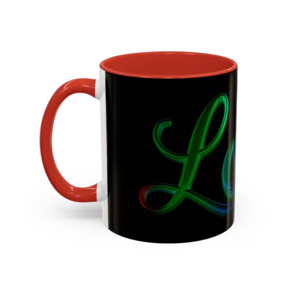 Our inspirational "Love" 'light in darkness' Ceramic Accent Coffee Mug Design is Perfect for Wedding Gifts, Inspirational Decor - Image 15